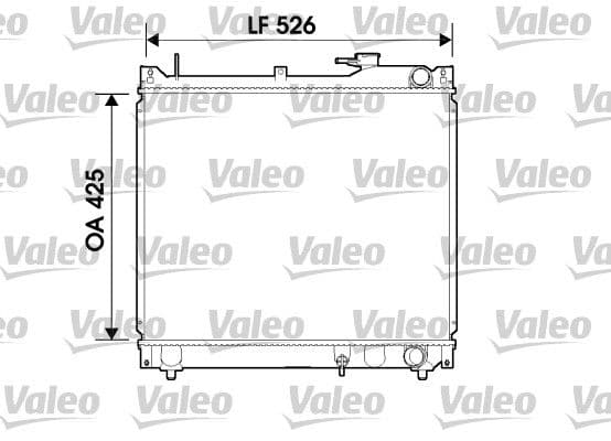 Radiators, Motora dzesēšanas sistēma VALEO 734162 1