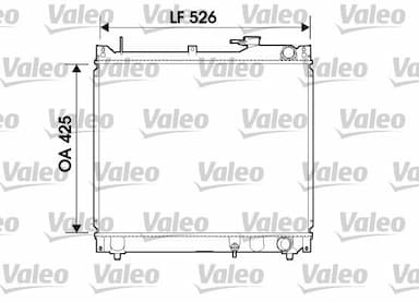 Radiators, Motora dzesēšanas sistēma VALEO 734162 1