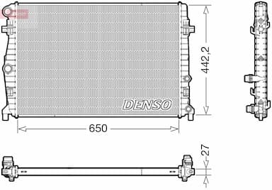 Radiators, Motora dzesēšanas sistēma DENSO DRM32058 1