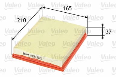 Gaisa filtrs VALEO 585021 1