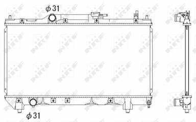 Radiators, Motora dzesēšanas sistēma NRF 53266 4