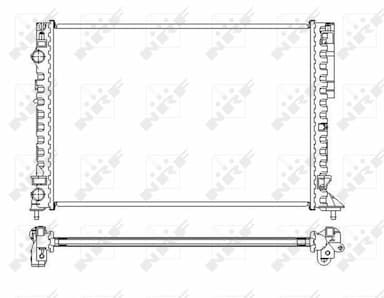 Radiators, Motora dzesēšanas sistēma NRF 58242 4