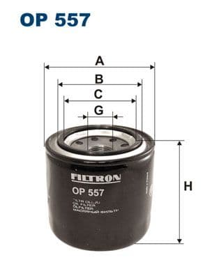 Eļļas filtrs FILTRON OP 557 1