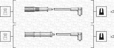 Augstsprieguma vadu komplekts MAGNETI MARELLI 941318111161 1