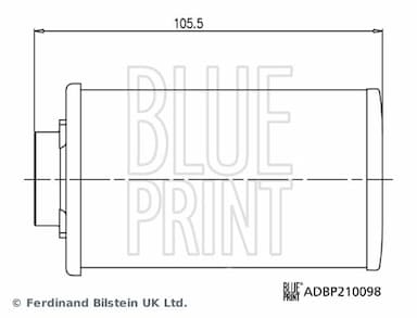 Hidrofiltrs, Automātiskā pārnesumkārba BLUE PRINT ADBP210098 2