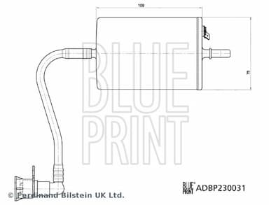 Degvielas filtrs BLUE PRINT ADBP230031 3