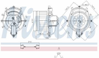 Salona ventilators NISSENS 87287 7