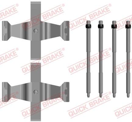 Piederumu komplekts, Disku bremžu uzlikas QUICK BRAKE 109-0109 1