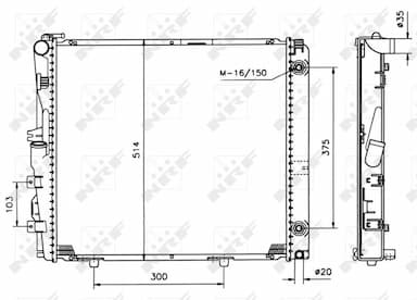 Radiators, Motora dzesēšanas sistēma NRF 526573 4