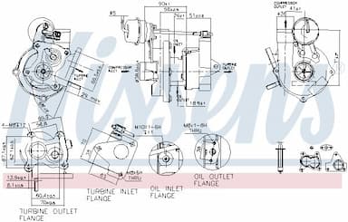 Kompresors, Turbopūte NISSENS 93073 6