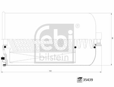 Degvielas filtrs FEBI BILSTEIN 35439 2