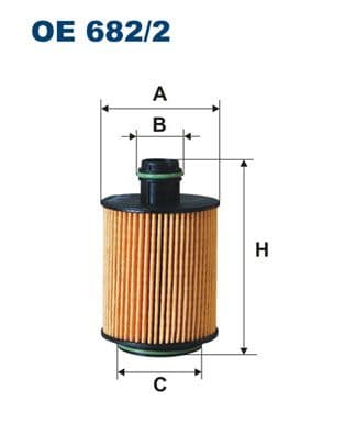 Eļļas filtrs FILTRON OE 682/2 1