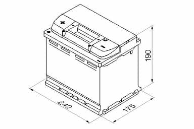 Startera akumulatoru baterija BOSCH 0 092 S50 060 6