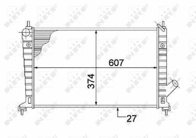 Radiators, Motora dzesēšanas sistēma NRF 53804 5