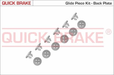 Piederumu komplekts, Bremžu loki QUICK BRAKE 6859K 1