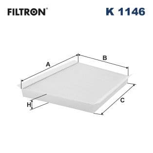 Filtrs, Salona telpas gaiss FILTRON K 1146 1