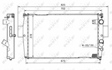 Radiators, Motora dzesēšanas sistēma NRF 51538 5