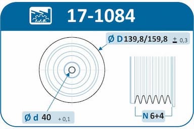 Piedziņas skriemelis, Kloķvārpsta IJS GROUP 17-1084 2