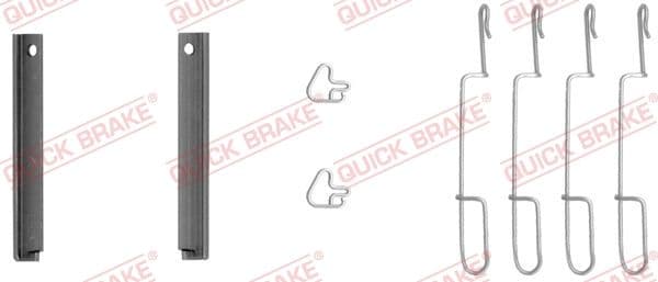 Piederumu komplekts, Disku bremžu uzlikas QUICK BRAKE 109-1280 1