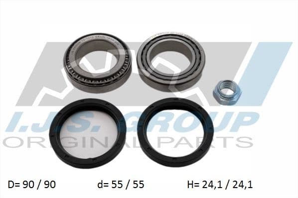 Riteņa rumbas gultņa komplekts IJS GROUP 10-1210 1