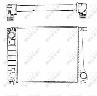 Radiators, Motora dzesēšanas sistēma NRF 51349 5