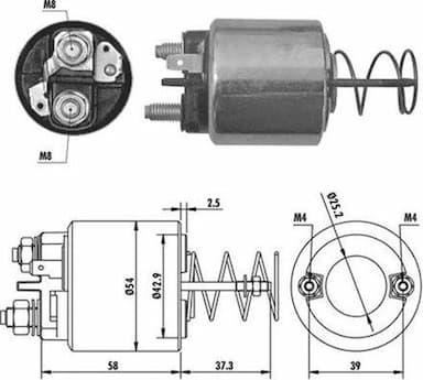 Ievilcējrelejs, Starteris MAGNETI MARELLI 940113050386 1