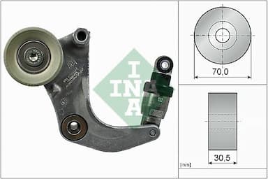 Siksnas spriegotājs, Ķīļsiksna Schaeffler INA 534 0534 10 1