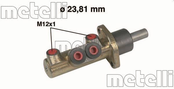 Galvenais bremžu cilindrs METELLI 05-0311 1