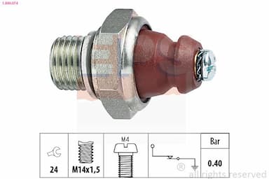 Eļļas spiediena devējs EPS 1.800.074 1