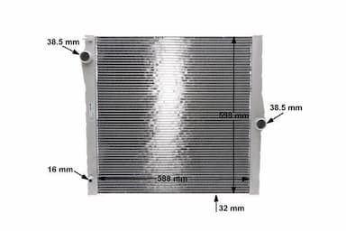 Radiators, Motora dzesēšanas sistēma MAHLE CR 1050 000S 12