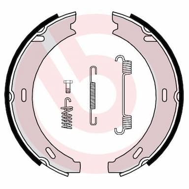 Bremžu loku kompl., Stāvbremze BREMBO S 50 502 1