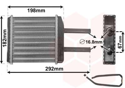 Siltummainis, Salona apsilde VAN WEZEL 81006024 1