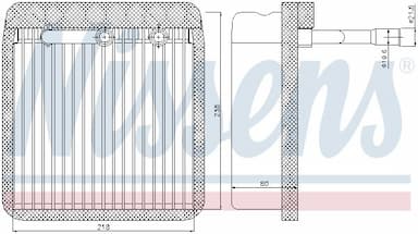 Iztvaikotājs, Gaisa kondicionēšanas sistēma NISSENS 92193 5