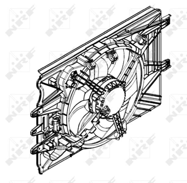 Ventilators, Motora dzesēšanas sistēma NRF 47594 1