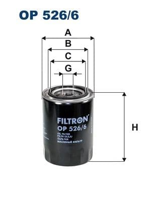 Eļļas filtrs FILTRON OP 526/6 1