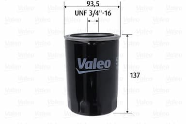 Eļļas filtrs VALEO 586101 1