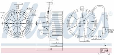 Salona ventilators NISSENS 87068 6