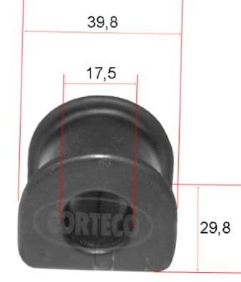 Piekare, Stabilizators CORTECO 49371775 1