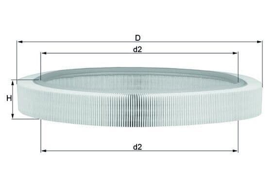 Gaisa filtrs KNECHT LX 61 1