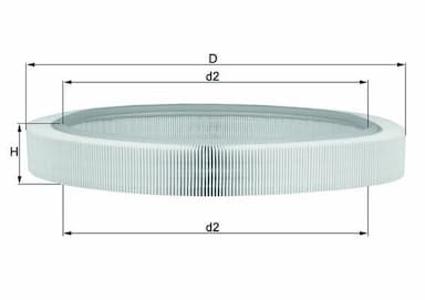 Gaisa filtrs KNECHT LX 61 1