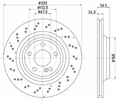 Bremžu diski HELLA 8DD 355 133-271 1