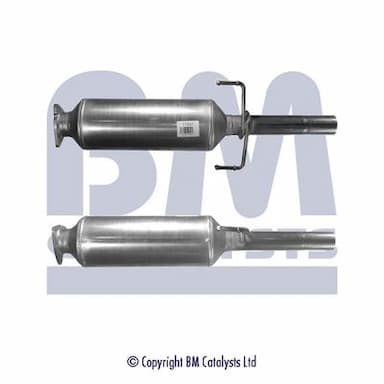 Nosēdumu-/Daļiņu filtrs, Izplūdes gāzu sistēma BM CATALYSTS BM11053 1