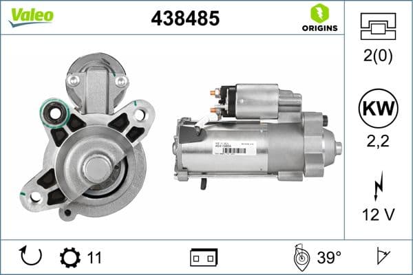 Starteris VALEO 438485 1