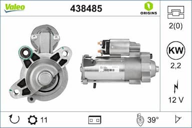 Starteris VALEO 438485 1