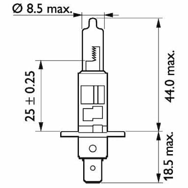 Kvēlspuldze PHILIPS 13258MDB1 3