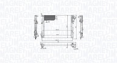 Radiators, Motora dzesēšanas sistēma MAGNETI MARELLI 350213213600 1