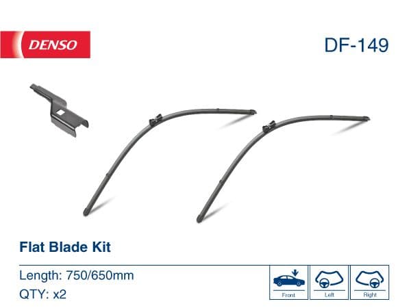 Stikla tīrītāja slotiņa DENSO DF-149 1