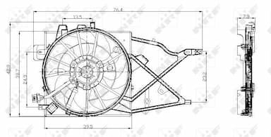 Ventilators, Motora dzesēšanas sistēma NRF 47014 2