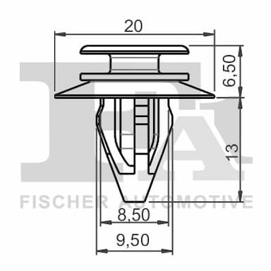 Moldings/aizsarguzlika FA1 14-40007.25 2