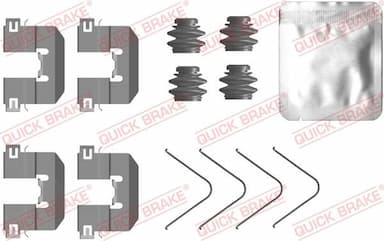 Piederumu komplekts, Disku bremžu uzlikas QUICK BRAKE 109-0104 1